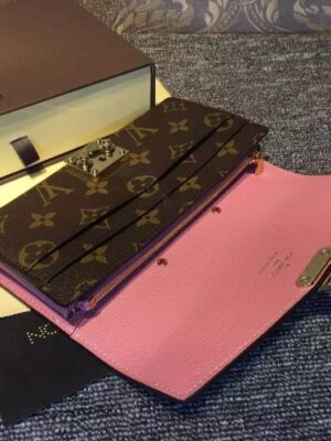 LOUIS VUTTON Replica PALLAS WALLET Rose Ballerine M61279