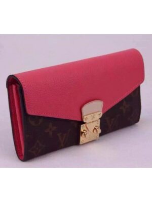 LOUIS VUTTON Replica PALLAS WALLET Rose Litchi M58417