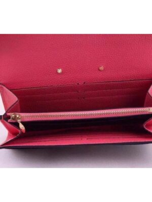 LOUIS VUTTON Replica PALLAS WALLET Rose Litchi M58417