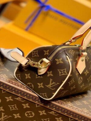 LV Replica Monogram Canvas M45957 Louis Vuitton Replica Speedy Bandouliere 20 Bag