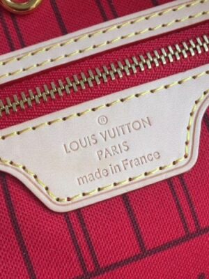 Louis Vuittom Monogram Canvas Neverfull GM Bag RED M41180