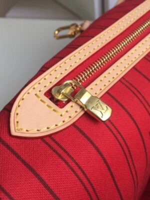 Louis Vuittom Monogram Canvas Neverfull GM Bag RED M41180