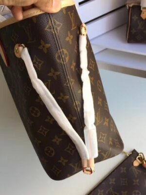 Louis Vuittom Monogram Canvas Neverfull MM Bag Beige