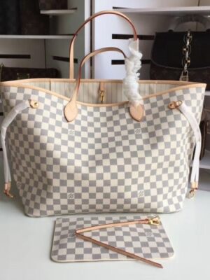 Replica Louis Vuitton Neverfull MM Monogram Canvas M40996 Fuchsia