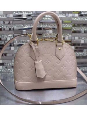 Louis Vuitton Replica Alma BB Bag Beige 2015