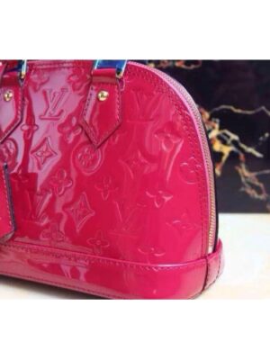 Louis Vuitton Replica Alma BB Bag Rose Red 2015