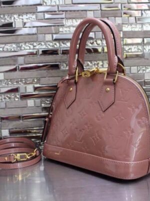 Louis Vuitton Replica Alma BB Bag VeLV Replicaet Powder 2015