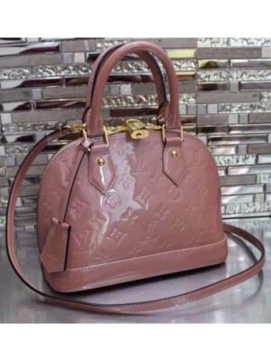 Louis Vuitton Replica Alma BB Bag VeLV Replicaet Powder 2015