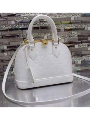 Louis Vuitton Replica Alma BB Bag White 2015