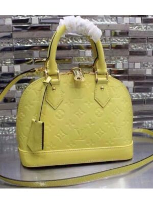 Louis Vuitton Replica Alma BB Bag Yellow 2015