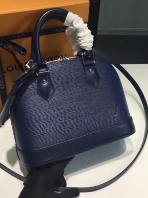 Louis Vuitton Replica Alma BB  Epi Leather M91606 Indigo blue(KD-721606)