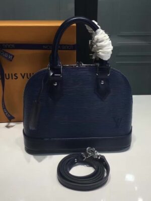 Louis Vuitton Replica Alma BB  Epi Leather M91606 Indigo blue(KD-721606)