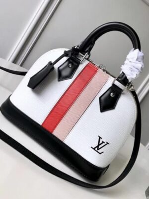 Louis Vuitton Replica Alma BB Handbag M51963 White Epi Leather 2018