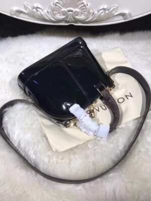 Louis Vuitton Replica Alma BB Patent Leather Bag M51904 Black 2017