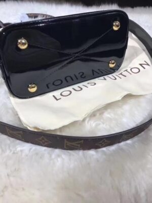 Louis Vuitton Replica Alma BB Patent Leather Bag M51904 Black 2017