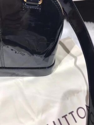 Louis Vuitton Replica Alma BB Patent Leather Bag M51904 Black 2017