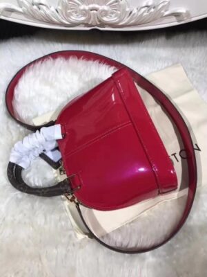 Louis Vuitton Replica Alma BB Patent Leather Bag M51904 Cherry Red