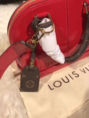 Louis Vuitton Replica Alma BB Patent Leather Bag M51904 Cherry Red