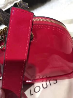 Louis Vuitton Replica Alma BB Patent Leather Bag M51904 Cherry Red