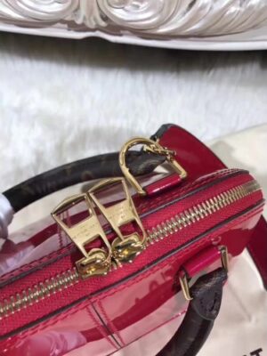 Louis Vuitton Replica Alma BB Patent Leather Bag M51904 Cherry Red