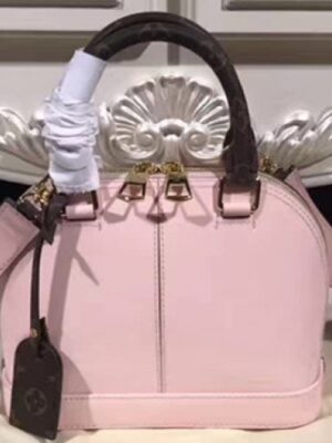 Louis Vuitton Replica Alma BB Patent Leather Bag M51925 Rose Ballerine