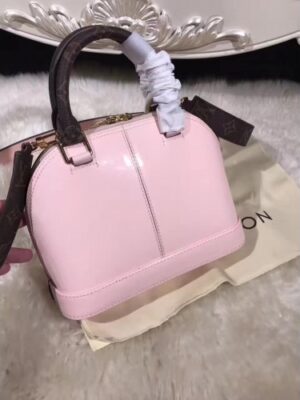 Louis Vuitton Replica Alma BB Patent Leather Bag M51925 Rose Ballerine