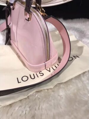 Louis Vuitton Replica Alma BB Patent Leather Bag M51925 Rose Ballerine