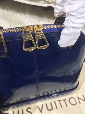 Louis Vuitton Replica Alma BB Patent Leather Bag M54705 Marine Blue