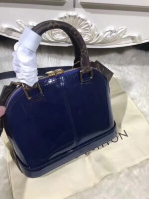 Louis Vuitton Replica Alma BB Patent Leather Bag M54705 Marine Blue