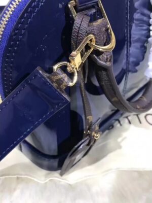 Louis Vuitton Replica Alma BB Patent Leather Bag M54705 Marine Blue