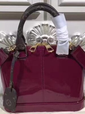 Louis Vuitton Replica Alma BB Patent Leather Bag M54785 Magenta