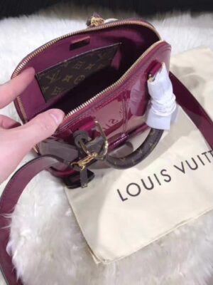 Louis Vuitton Replica Alma BB Patent Leather Bag M54785 Magenta