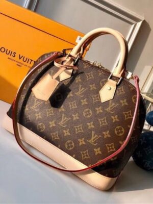 Louis Vuitton Replica Alma MM Top Handle Bag M53153 Monogram Canvas 2018