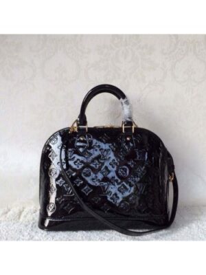 Louis Vuitton Replica Alma PM Monogram Vernis M90061 black