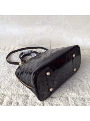 Louis Vuitton Replica Alma PM Monogram Vernis M90061 black