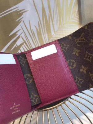 Louis Vuitton Replica Ariane Monogram Canvas Short Wallet M62036 Fuchsia