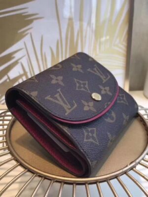 Louis Vuitton Replica Ariane Monogram Canvas Short Wallet M62036 Fuchsia