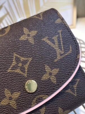 Louis Vuitton Replica Ariane Monogram Canvas Short Wallet M62037 Pink