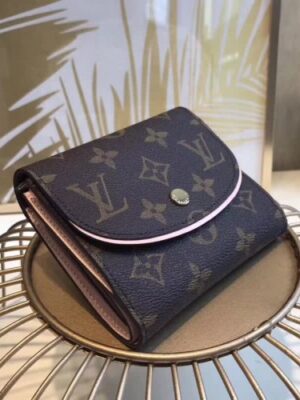 Louis Vuitton Replica Ariane Monogram Canvas Short Wallet M62037 Pink