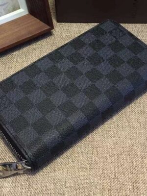 Louis Vuitton Replica BRAZZA WALLET Damier Cobalt Canvas N63212