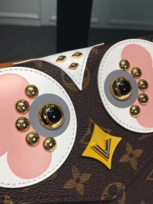 Louis Vuitton Replica Bird Pochette Felicie Chain Wallet Bag M62415 Pink 2017(KD-722402)