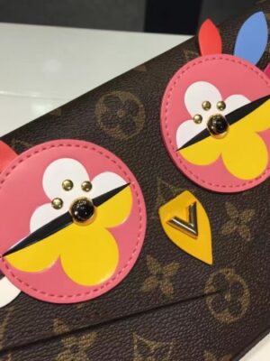 Louis Vuitton Replica Bird Pochette Felicie Chain Wallet Bag M62416 RED 2017(KD-722403)