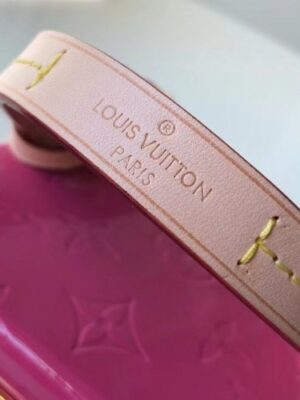 Louis Vuitton Replica Bleecker Box Top Handle Bag in Monogram Vernis Leather M52464 Pink 2018