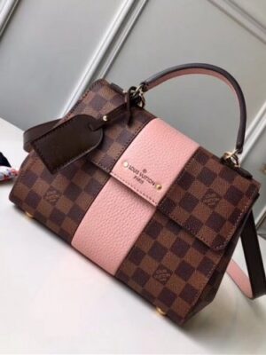 Louis Vuitton Replica Bond Street BB Handbag N41071 Damier Ebene Canvas/Pink 2018