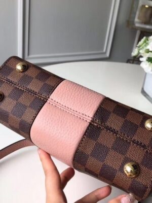 Louis Vuitton Replica Bond Street BB Handbag N41071 Damier Ebene Canvas/Pink 2018