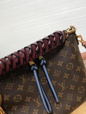 Louis Vuitton Replica Braided Handle Monogram Canvas Beaubourg Hobo Bag 2019