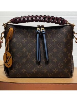 Louis Vuitton Replica Braided Handle Monogram Canvas Beaubourg Hobo Bag 2019