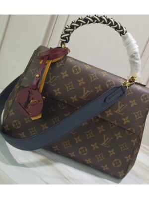 Louis Vuitton Replica Braided Handle Monogram Canvas Cluny MM Bag M44669 2019