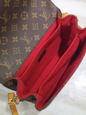 Louis Vuitton Replica Braided Handle Monogram Canvas Pochette Metis Bag M43984 Red 2019