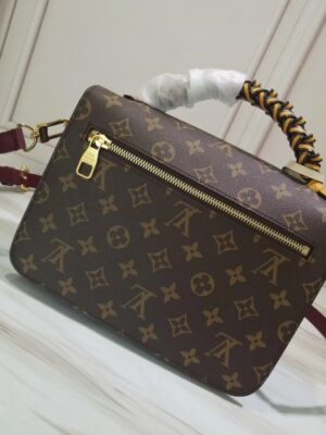 Louis Vuitton Replica Braided Handle Monogram Canvas Pochette Metis Bag M44668 Yellow 2019